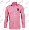 M8300L Ladies’ Gingham Check Long Sleeve Shirt (Embroidered Logo Left Chest)