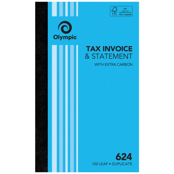 Olympic No.624 Carbon Duplicate Invoice & Statement Book