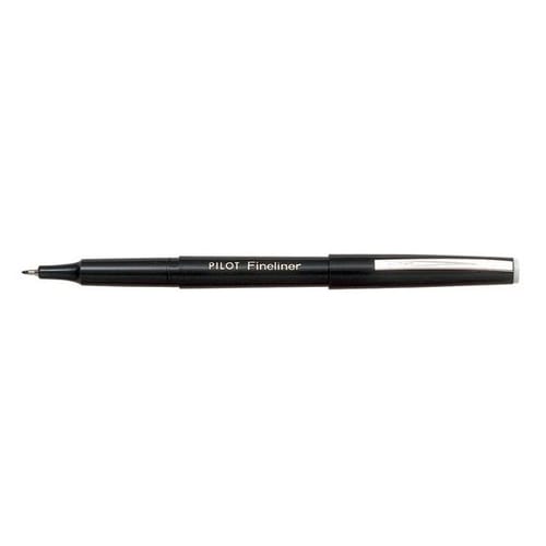 Pilot SW-PP Fineliner Pen Black, Box of 12