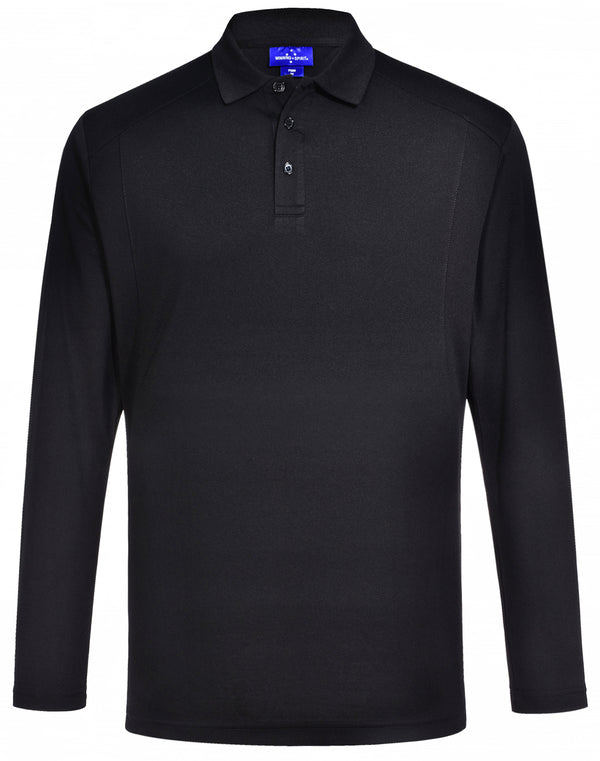MEN'S LUCKY BAMBOO LONG SLEEVE POLO
