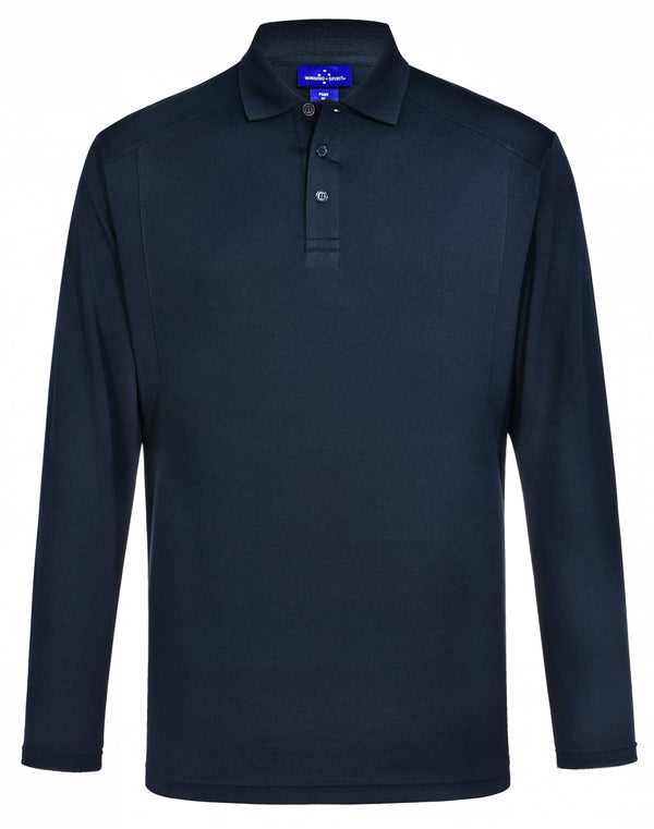 MEN'S LUCKY BAMBOO LONG SLEEVE POLO