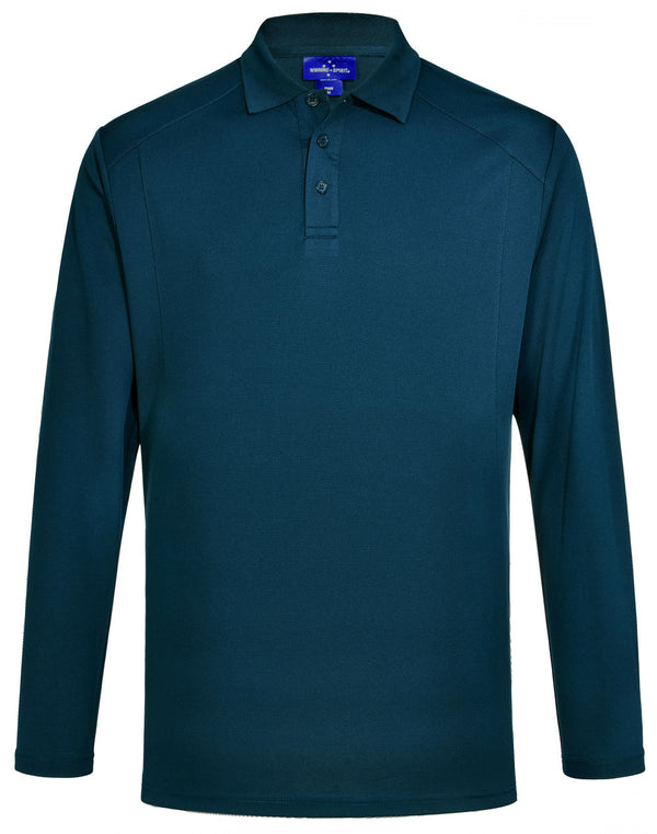MEN'S LUCKY BAMBOO LONG SLEEVE POLO