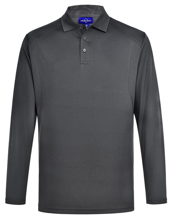 MEN'S LUCKY BAMBOO LONG SLEEVE POLO