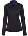LADIES LUCKY BAMBOO LONG SLEEVE POLO