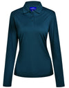 LADIES LUCKY BAMBOO LONG SLEEVE POLO