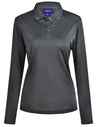 LADIES LUCKY BAMBOO LONG SLEEVE POLO