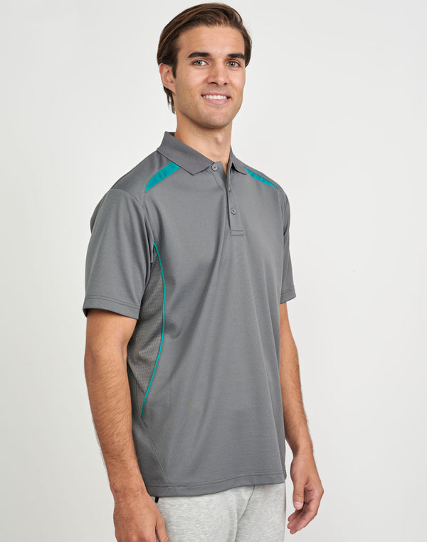 MENS CONTRAST S/S POLO
