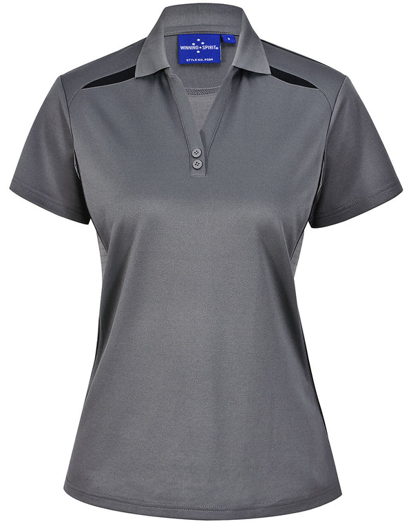 LADIES CONTRAST S/S POLO
