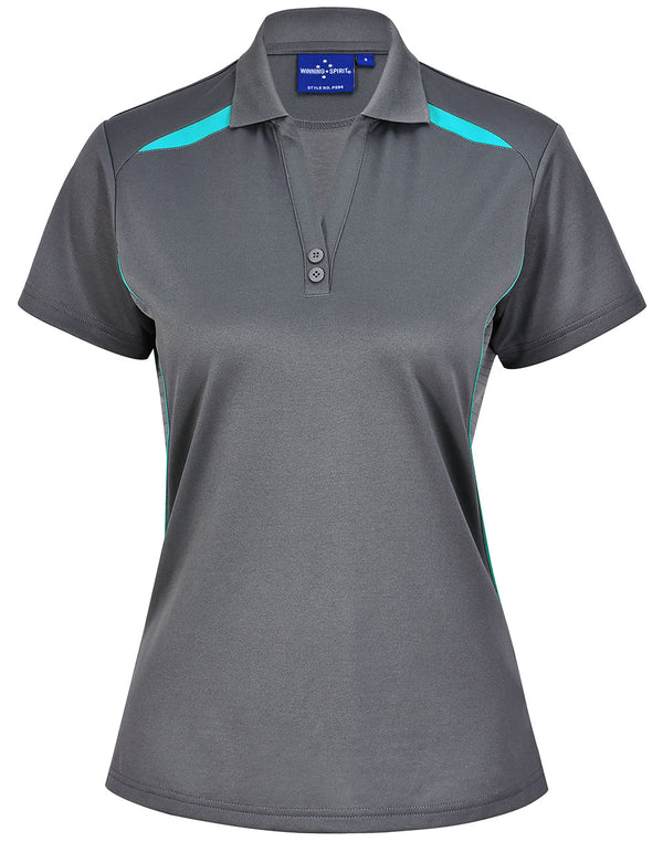 LADIES CONTRAST S/S POLO