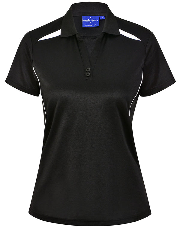 LADIES CONTRAST S/S POLO
