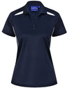 LADIES CONTRAST S/S POLO
