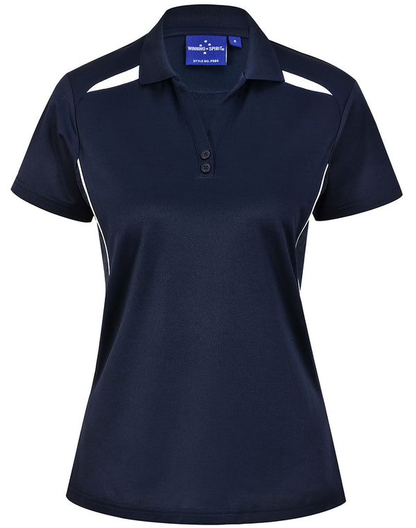 LADIES CONTRAST S/S POLO