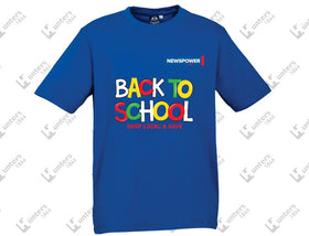NEWSPOWER BACK TO SCHOOL Ice Short Sleeve Tee – Royal Blue (Men's)