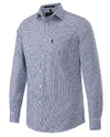 CSU Reddies Men's Classic Fit Long Sleeve Cotton Shirt – Navy & White