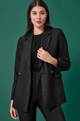 Womens Renew Double Breasted Longline Jacket