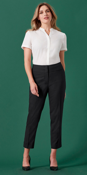Womens Renew 7/8 Mid-Waist Slim Leg Pant