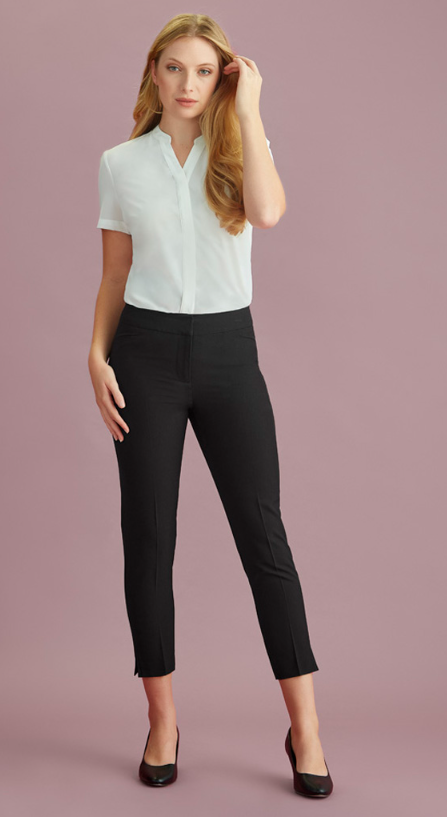 Womens Siena 7/8 Mid-waist Slim Leg Pant