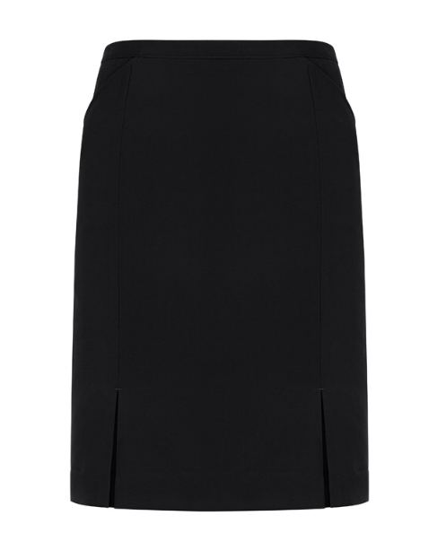 Womens Siena Front Pleat Detail Straight Skirt