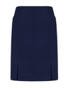 Womens Siena Front Pleat Detail Straight Skirt