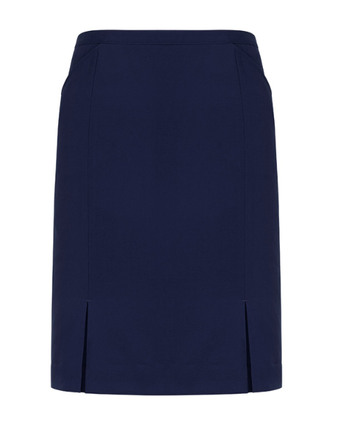 Womens Siena Front Pleat Detail Straight Skirt