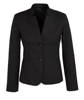 Womens Cool Stretch Short Jacket with Reverse Lapel