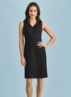 Womens Cool Stretch Sleeveless V-Neck Dress