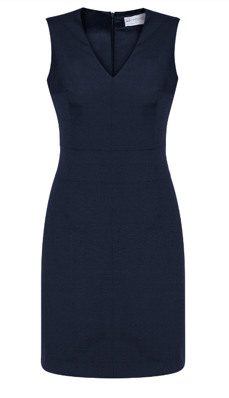 Womens Cool Stretch Sleeveless V-Neck Dress