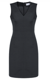 Womens Cool Stretch Sleeveless V-Neck Dress