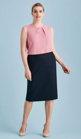 Womens Cool Stretch Relaxed Fit Lined Skirt