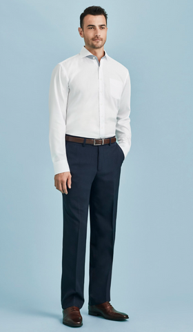 Mens Cool Stretch Flat Front Pant