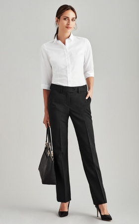 Womens Comfort Wool Stretch Adjustable Waist Pant