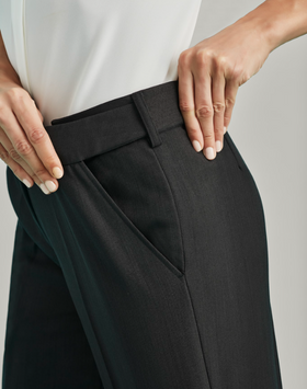 Womens Comfort Wool Stretch Adjustable Waist Pant