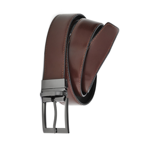 Mens Leather Reversible Belt