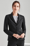 Womens Comfort Wool Stretch 2 Button Mid Length Jacket