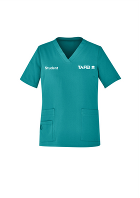 TAFE Allied Health Student Scrub Top