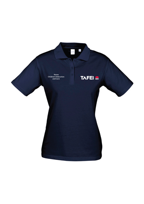 TAFE NSW EARLY CHILDHOOD EDUCATION & CARE NAVY POLOS