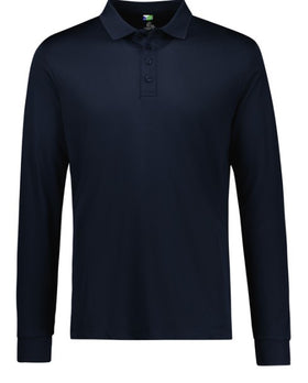 Action Mens Long Sleeve Polo