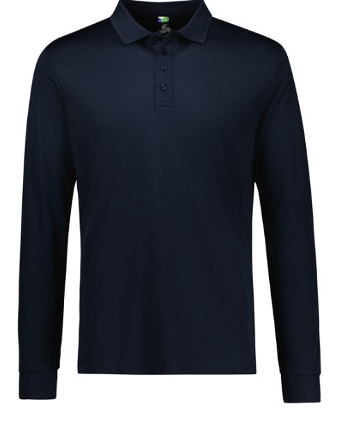 Action Mens Long Sleeve Polo