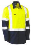 X Taped Biomotion Two Tone Hi Vis Lightweight Drill Shirt