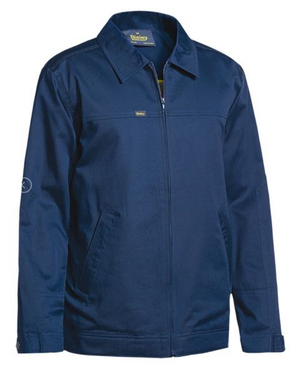 Drill Jacket With Liquid Repellent Finish