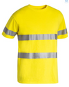 Taped Hi Vis Cotton T Shirt