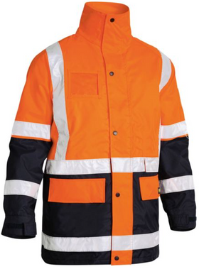Taped Hi Vis 5 in 1 Rain Jacket