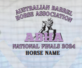 ABHA - Horse Rug - National Finals 2024- PROVIDE HORSE NAME IN NOTES