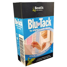 Bostik Blu Tack Original Multipurpose Adhesive 75g – Box of 10