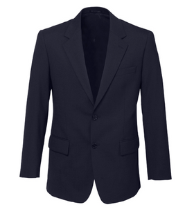 Mens Comfort Wool Stretch 2 Button Classic Jacket