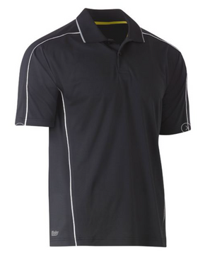 Cool Mesh Polo With Reflective Piping