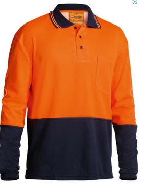 Hi Vis Polo Shirt Long Sleeve