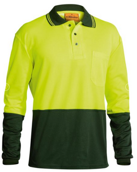 Hi Vis Polo Shirt Long Sleeve