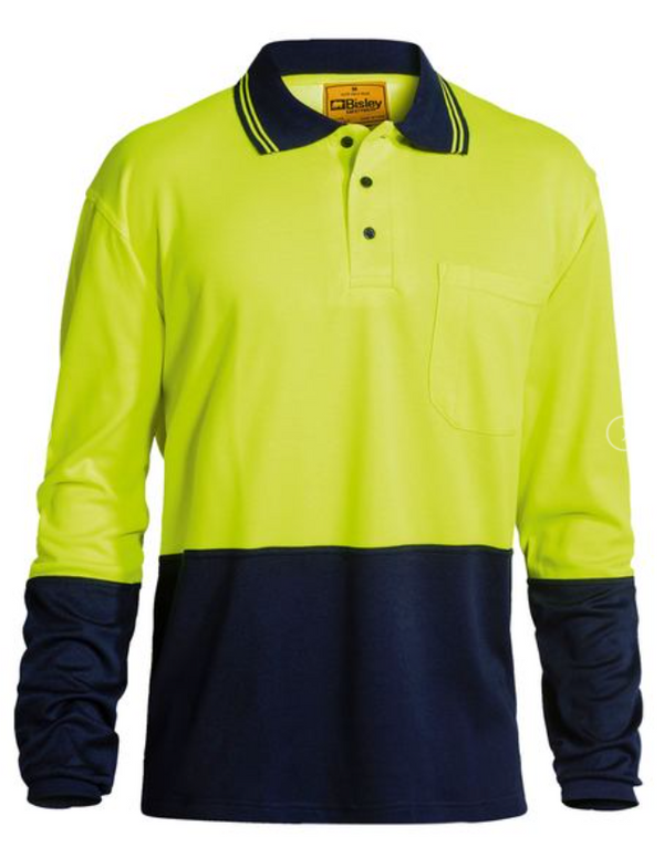 Hi Vis Polo Shirt Long Sleeve