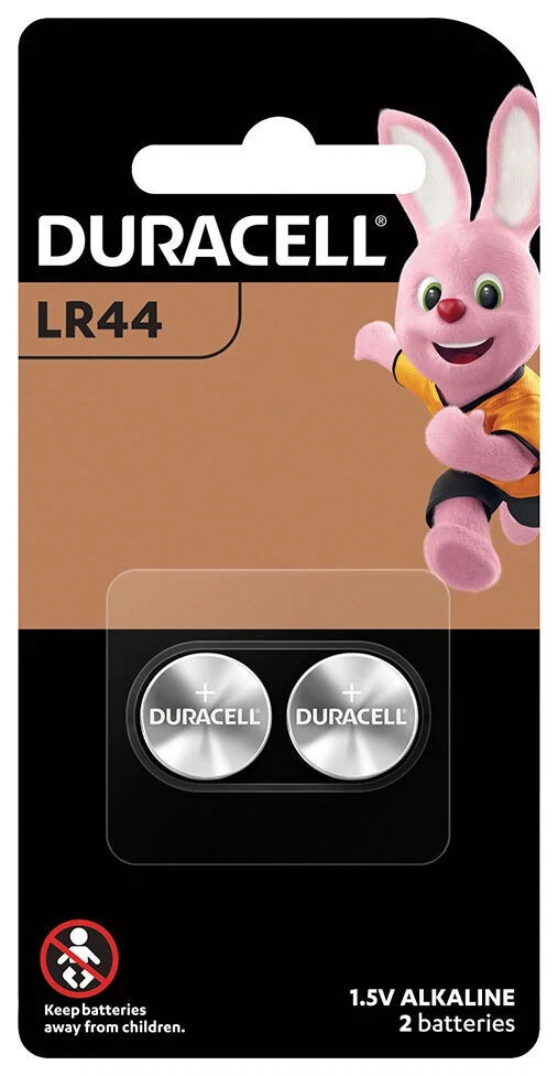 Duracell LR44 Button Cell Battery (Pack of 2)